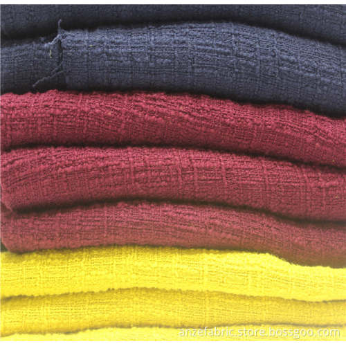 100%cotton tweed fabric for popular garment